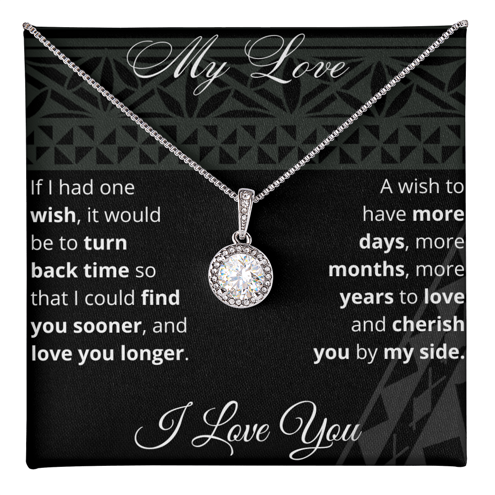PINIKI Birthday Gift for Wife | Eternal Hope necklace for Wife with Heartfelt message card & box | Anniversary, Birthday, Valentine's day Gift for Wife, Fiance', Girlfriend